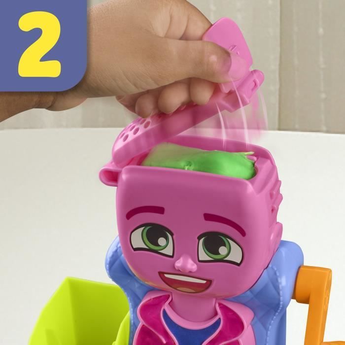 Salón de belleza Play-Doh, set de plastilina con 6 botes, Clásico, para mayores de 3 años.