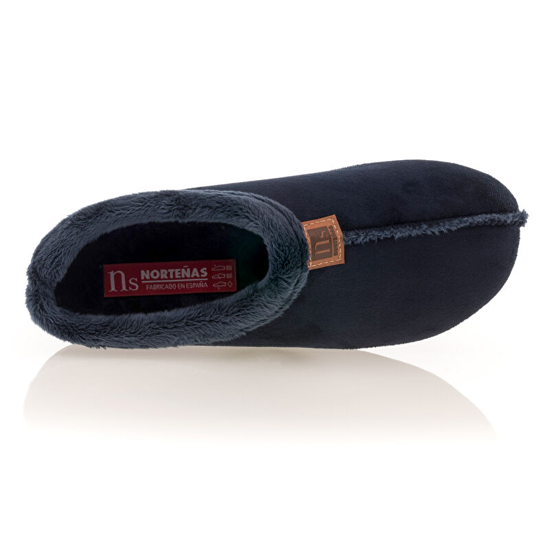 Blaue Damenpantoffeln