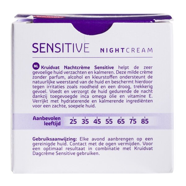 Kruidvat Sensitive nočna krema<br>50ml - Občutljiva koža