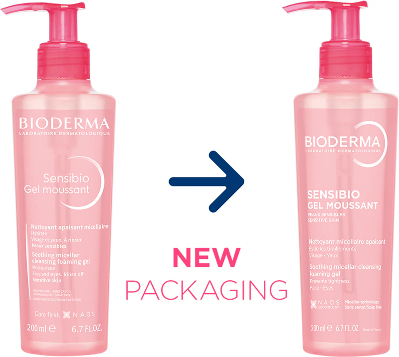 Bioderma Sensibio Gel Moussant jemný, upokojujúci čistiaci gél na odličovanie