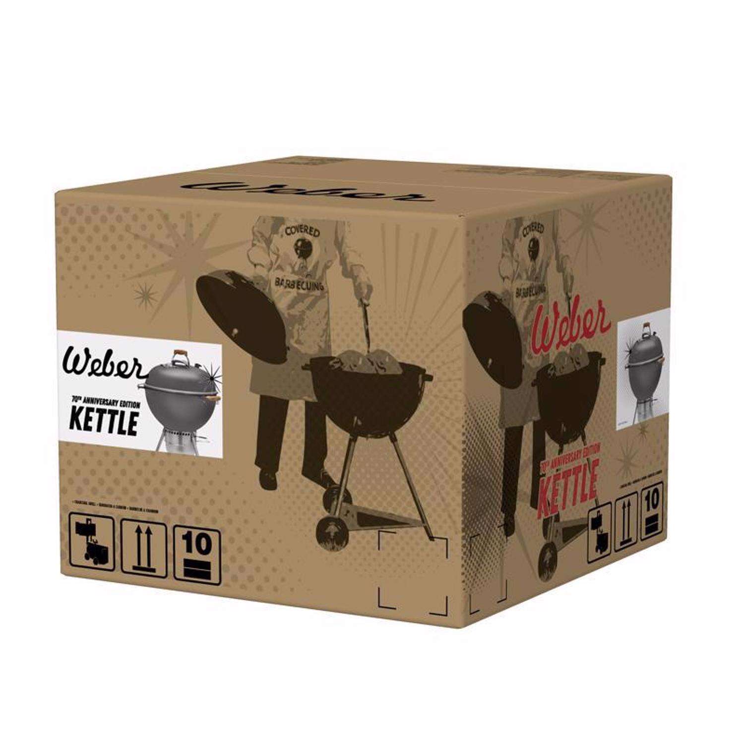 Barbecue à charbon Weber Kettle de 56 cm (22 po) gris Hollywood