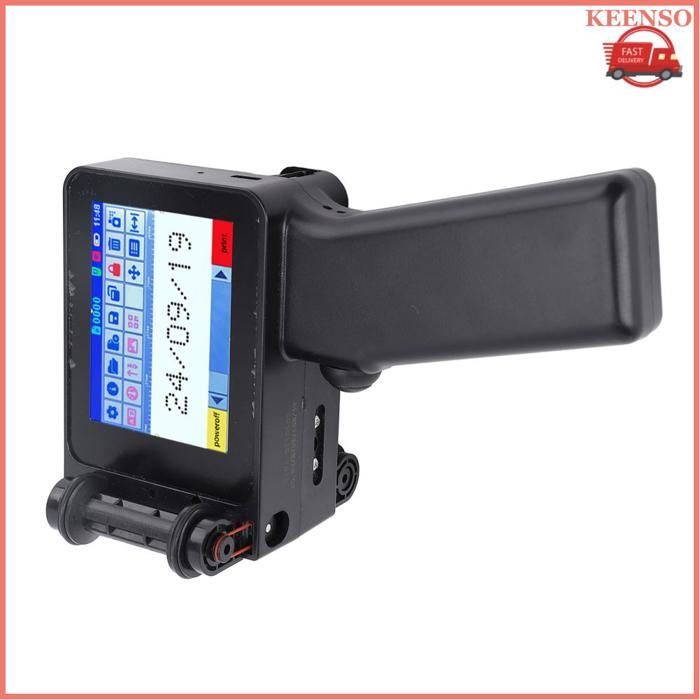 Portable Inkjet Printer Gun with 4.3-inch HD LED Touchscreen N6 Cartridge-Free 12.7mm for QR Barcodes