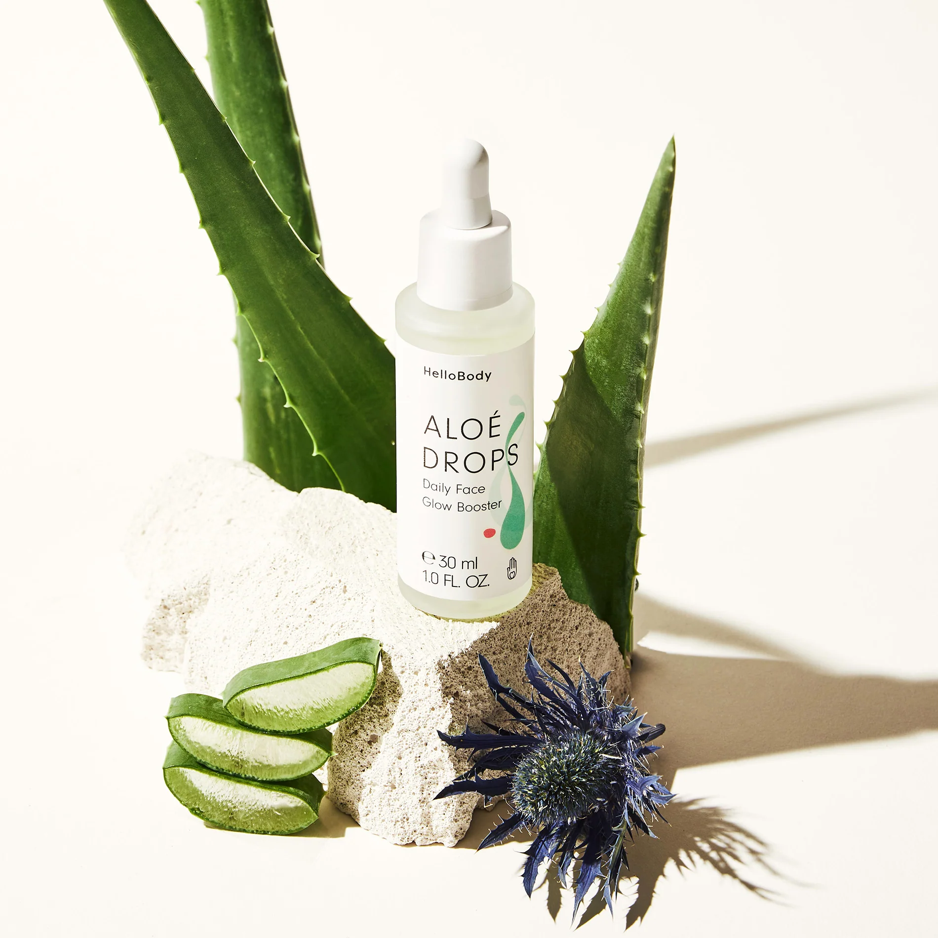 Aloé Aloé Drops - Siero viso illuminante, Siero viso effetto globale