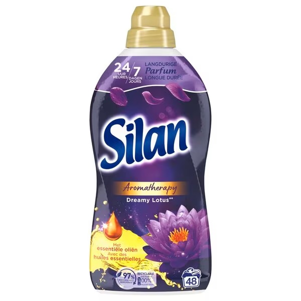 Silan Aromatherapy Dreamy Lotus auduma mīkstinātājs<br>1056 ml, 48 mazgāšanas reizes