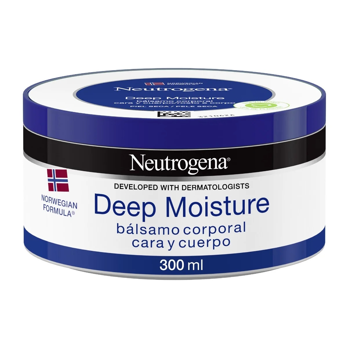 Baume hydratant Neutrogena 300 ml pour le visage et le corps