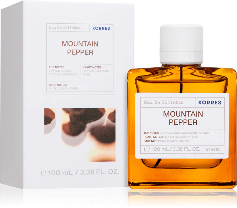 Korres Mountain Pepper Eau de Toilette voor heren