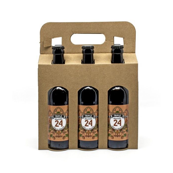 Confezione da 6 birre Brassée 24 Triple Artisan Brewery di Sarlat 33cl