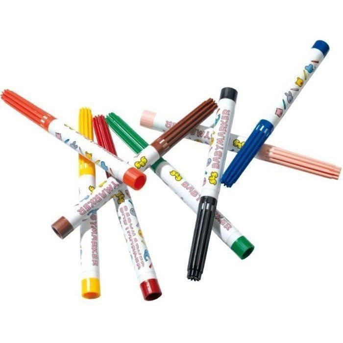 SES Creative - Mi primer bebé - Sophie la Jirafa - Rotuladores para bebés - Pintura para bebés - Primer crayón - Pintura al agua para bebés