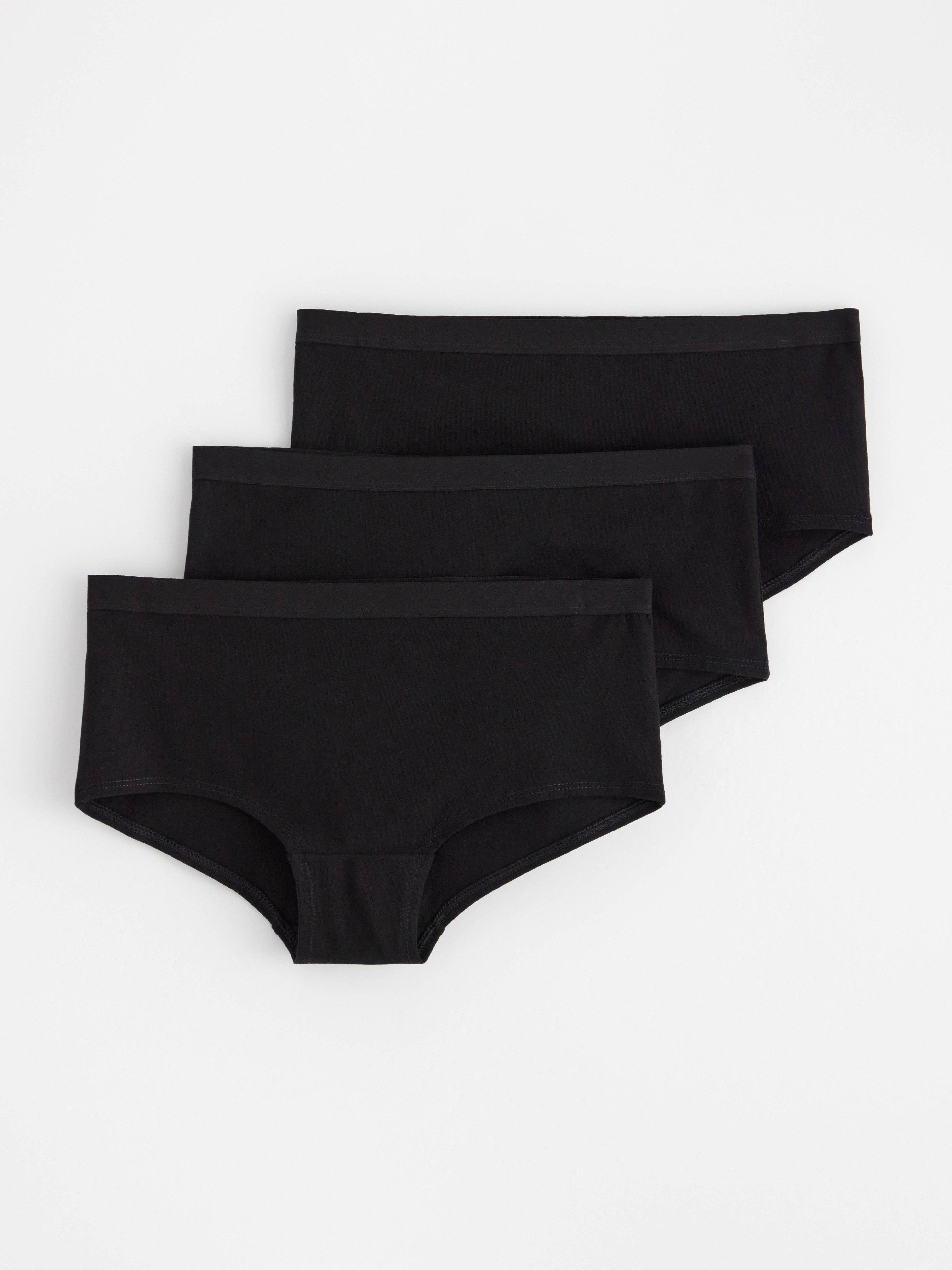 3-pakning hipstertruser Svart