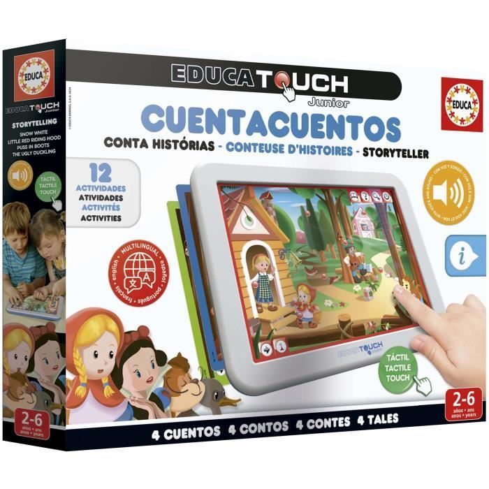 Gioco educativo - EDUCA - Touch Junior - Narratore - 3 modalità di gioco - 4 storie