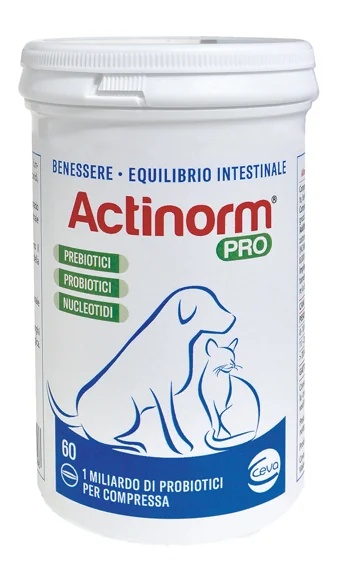CEVA Actinorm Pro Darmwelzijn voor honden en katten 60 tabletten tegen darmgas