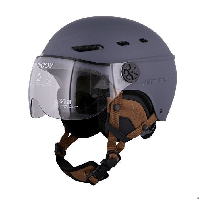 Casque de Protection - T'NB - Visor - Taille M - Visière Anti-rayures - Ventilation Optimale