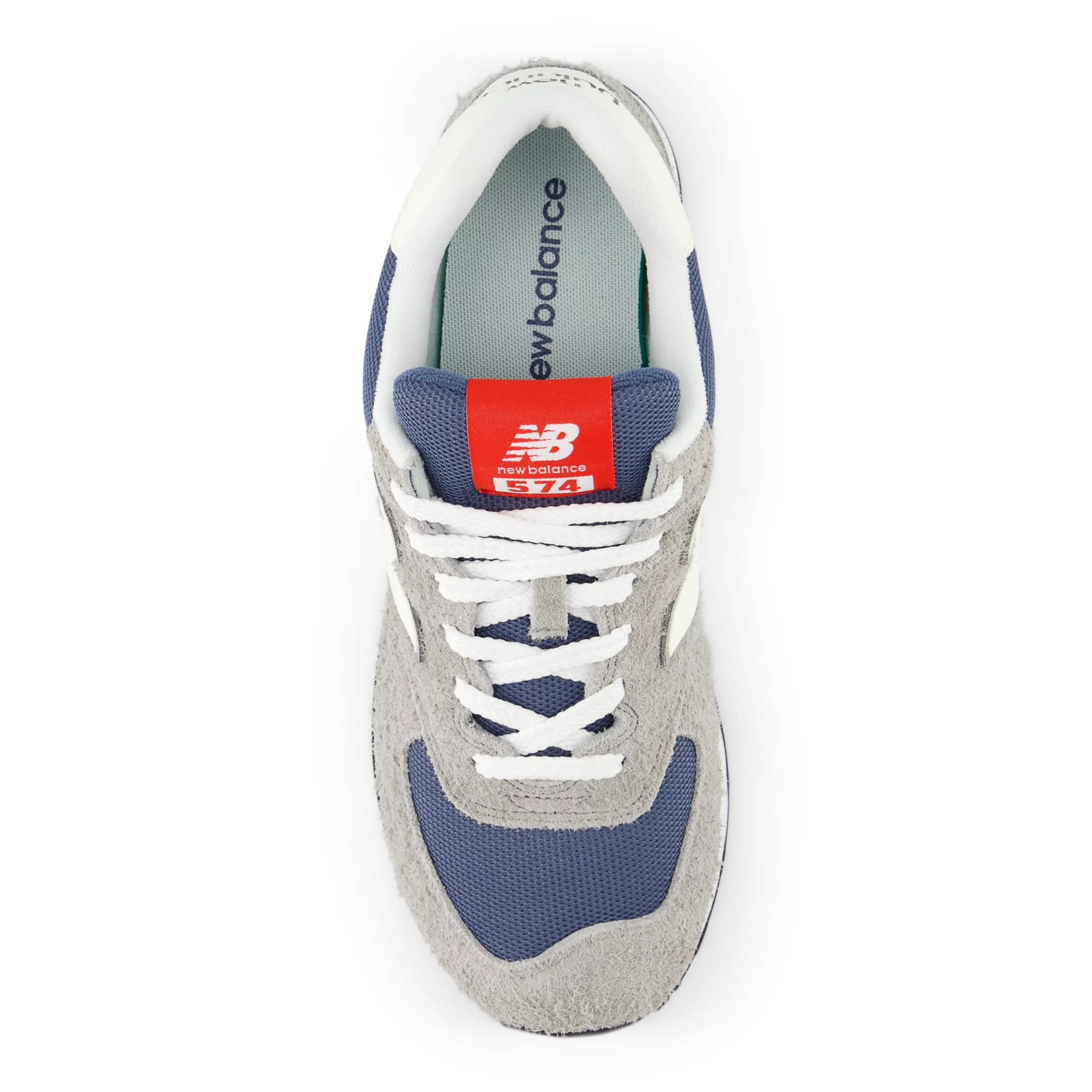 574 Shadow Grey with Sea Salt