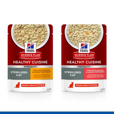 Hill's Science Plan Adult Sterilised Healthy Cuisine z kurczakiem i łososiem