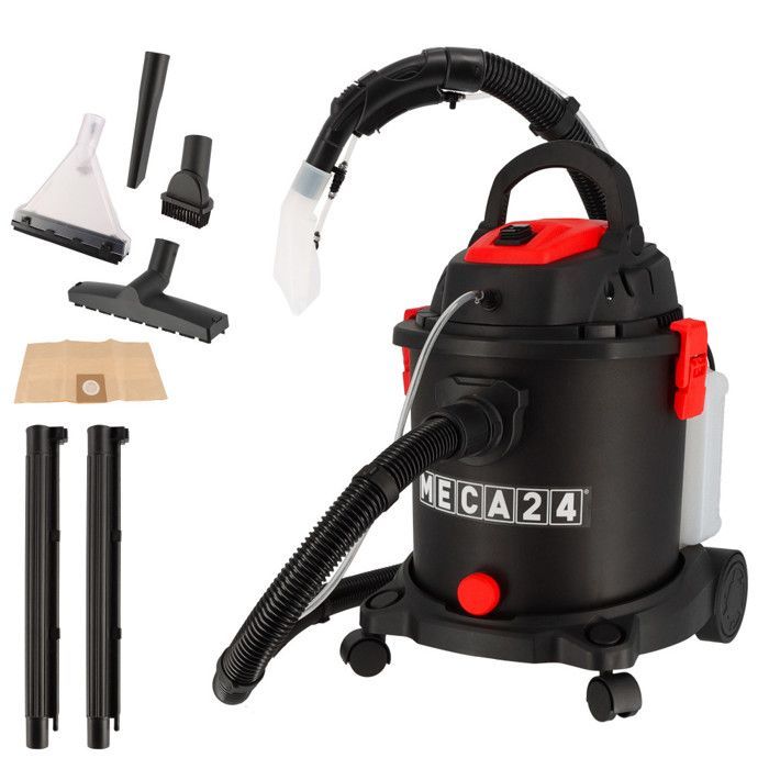 Aspiradora, pulverizador y limpiador 3 en 1 de 1200 W y 20 L para interiores de automóviles (asientos y alfombras).