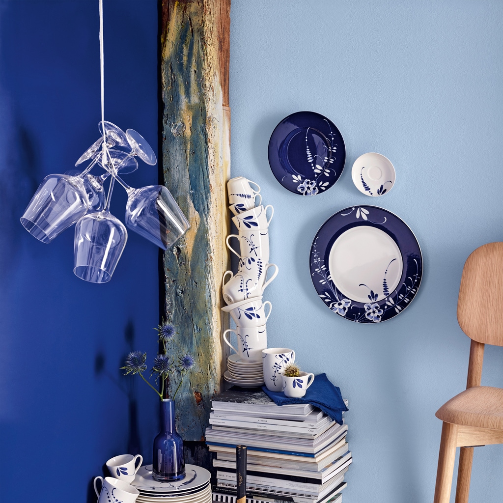 Villeroy & Boch assiette à petit-déjeuner bleu Vieux Luxembourg Brindille - 1 pièce