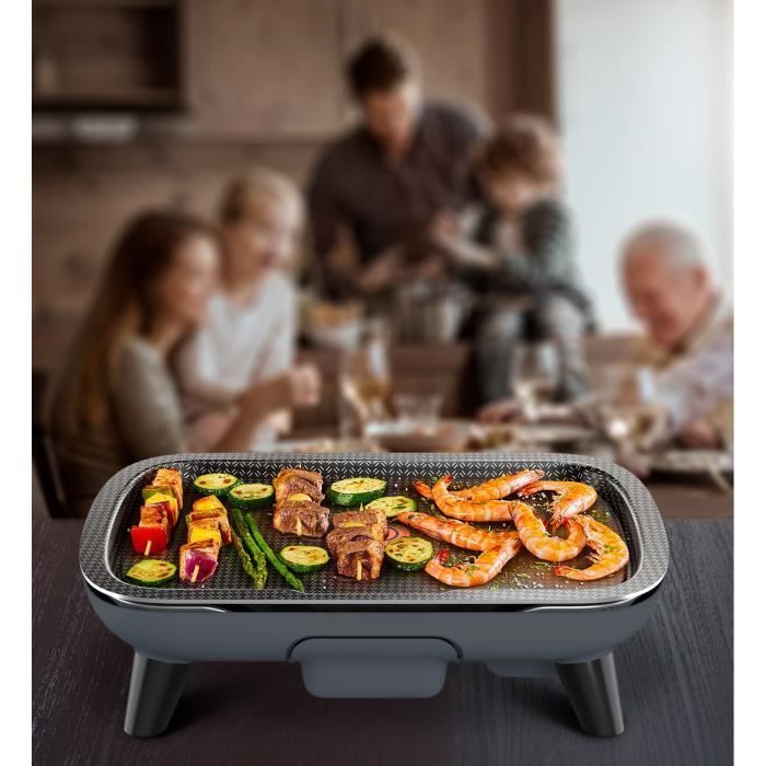 Tefal Plancha Des Saveurs, Plancha électrique, 2400 W, 6 à 8 personnes CB657001