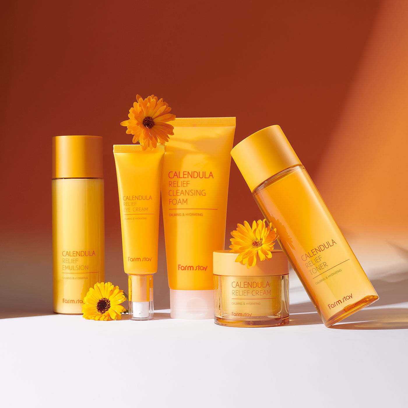 Calendula Relief på lantgård