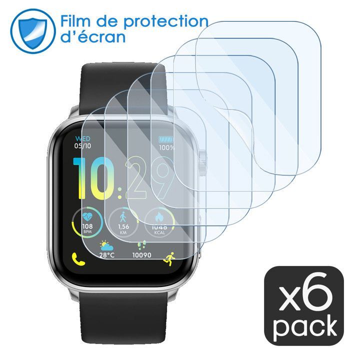 [6-Pack] KARYLAX Screen Protector for ABYX Fit Lime Activity Tracker Watch — Ultra-Clear, Touchscreen
