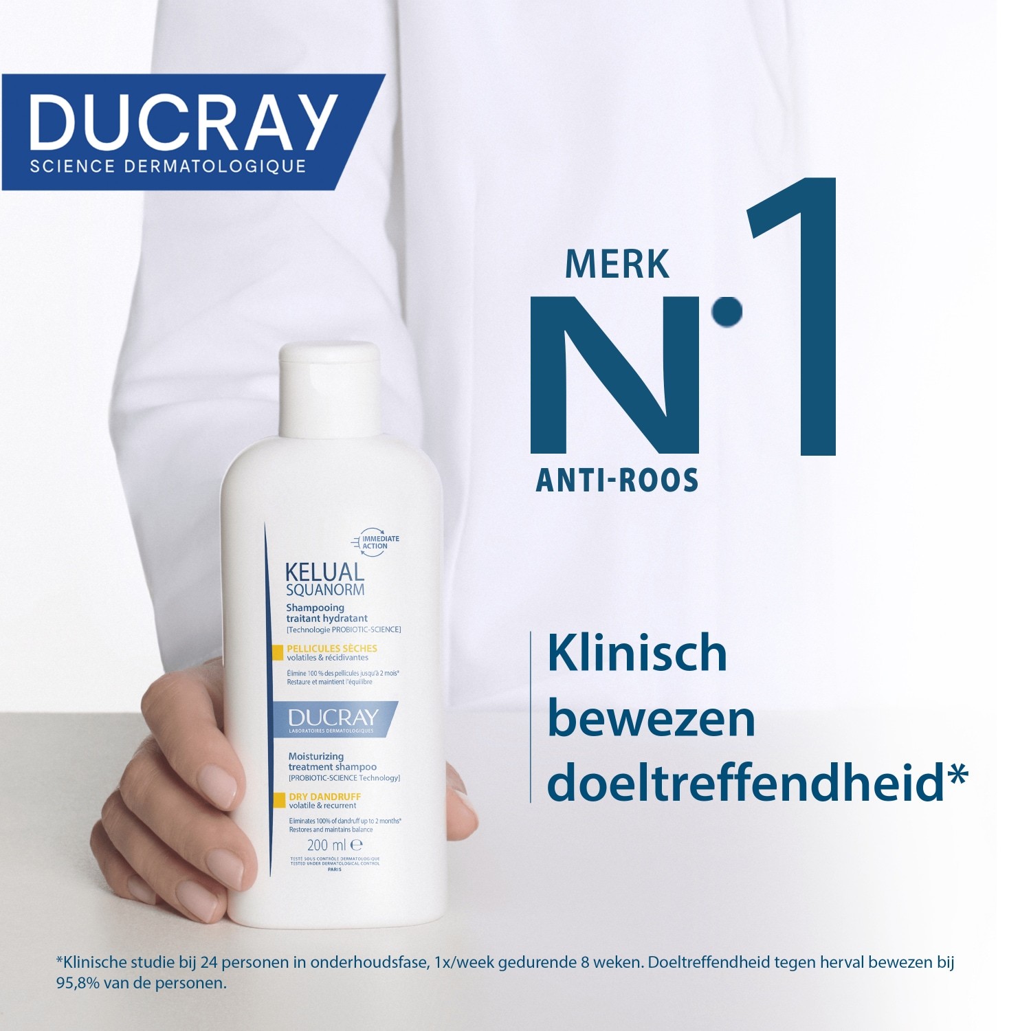 Ducray KELUAL SQUANORM hidratantni šampon - 200 ml
