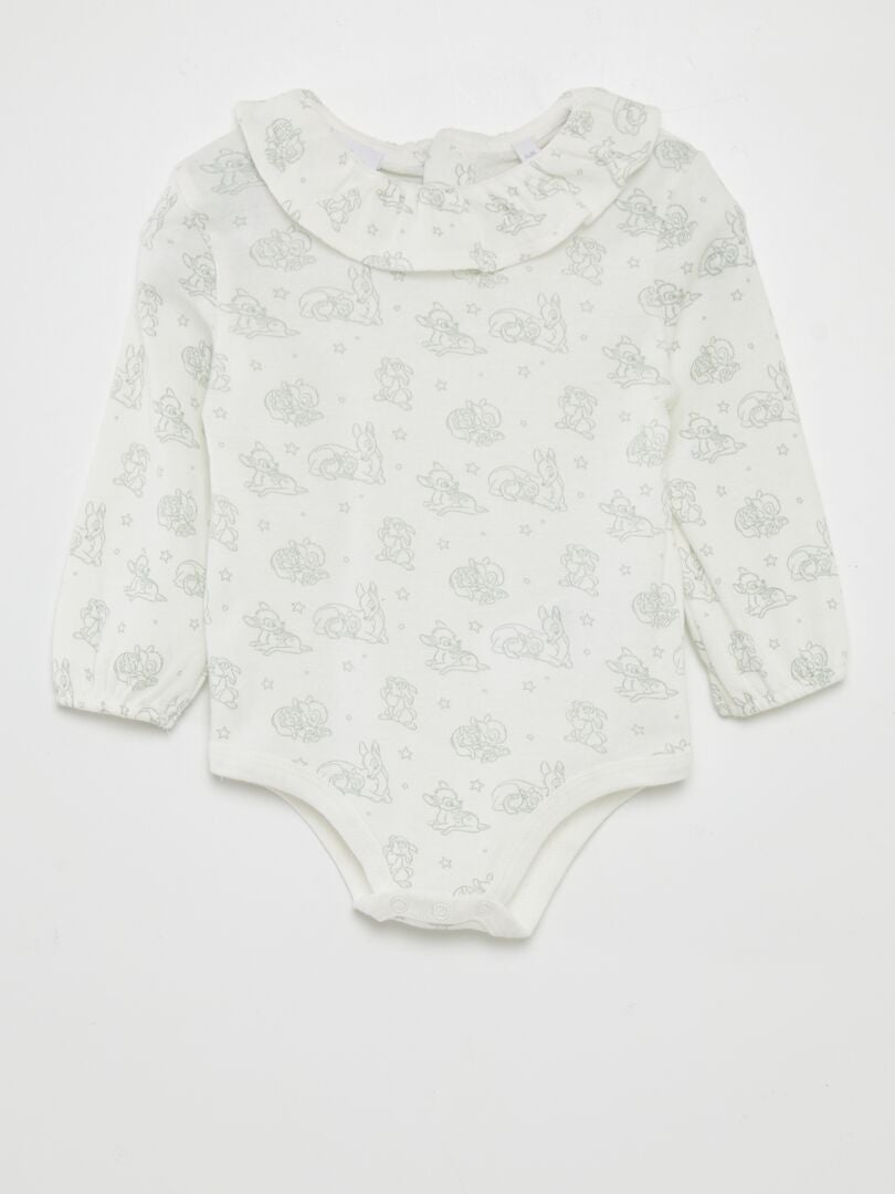 3-delige set: romper, legging en slabbetje - BLAUW
