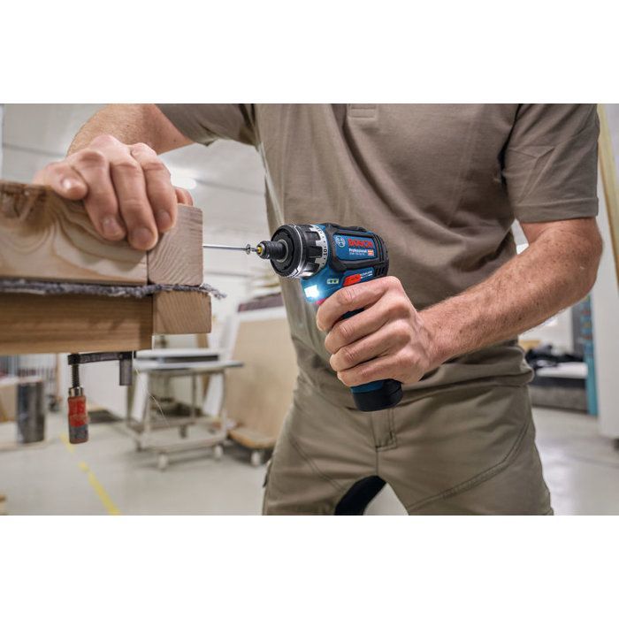 BOSCH PROFESSIONAL Cordless Drill/Driver - Flexiclick GSR 12V-32 FC - Without battery or charger - With accessories