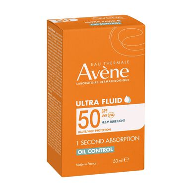 Avène Ultra Fluid Oil Control SPF50 Ultraflytande solskyddsmedel för ansiktet 50 ml