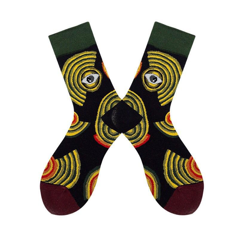 Calcetines divertidos de otoño e invierno para hombre, con diseños originales, estilo streetwear, hip hop y animales. Regalo ideal para hombres.