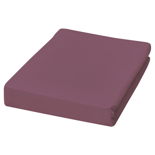 Cearșaf cu elastic din jerseu 140–160 x 200 cm, bordeaux