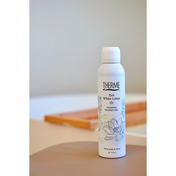 Therme Zen pjena za tuširanje s bijelim lotosom 200 ml - Normalna koža