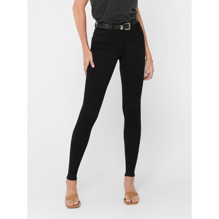 Vaqueros de mujer - ONLY - Royal Life - Skinny - Negros - Cómodos y con estilo