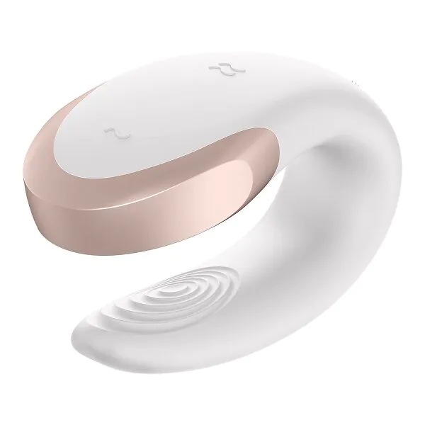 Satisfyer Masażer Double Love Connect App White