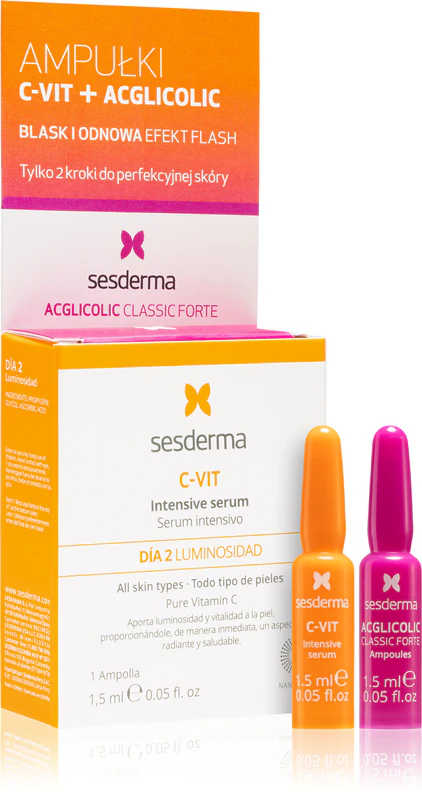 Sesderma C-Vit + Algicolic Classic Forte in een handige verpakking voor vrouwen