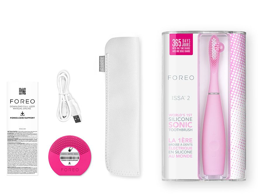 Issa 2 Pearl Pink elektriskā zobu birste Zobu birstes