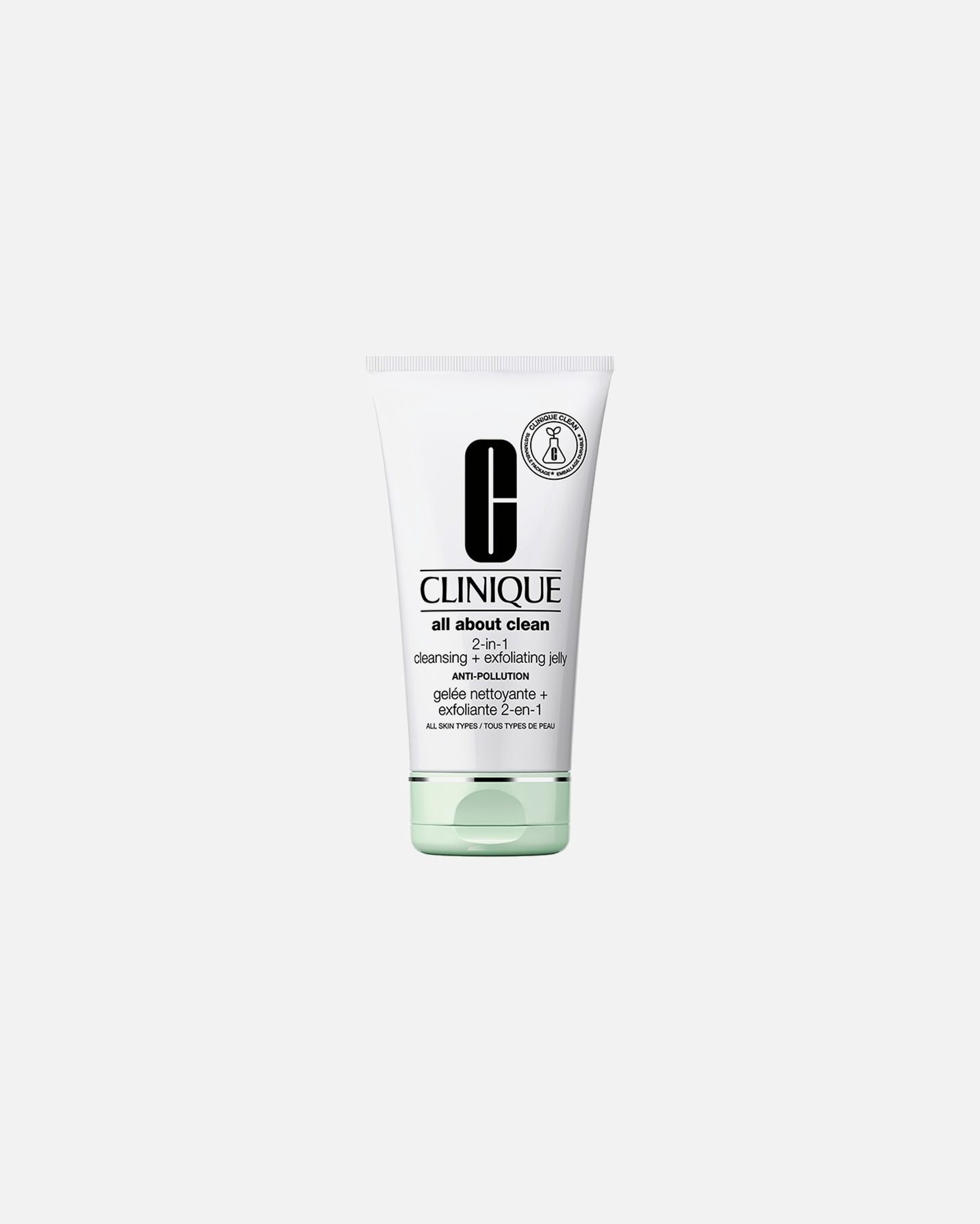 Clinique All About Clean™ 2-i-1 rensende og eksfolierende gel – 150 ml