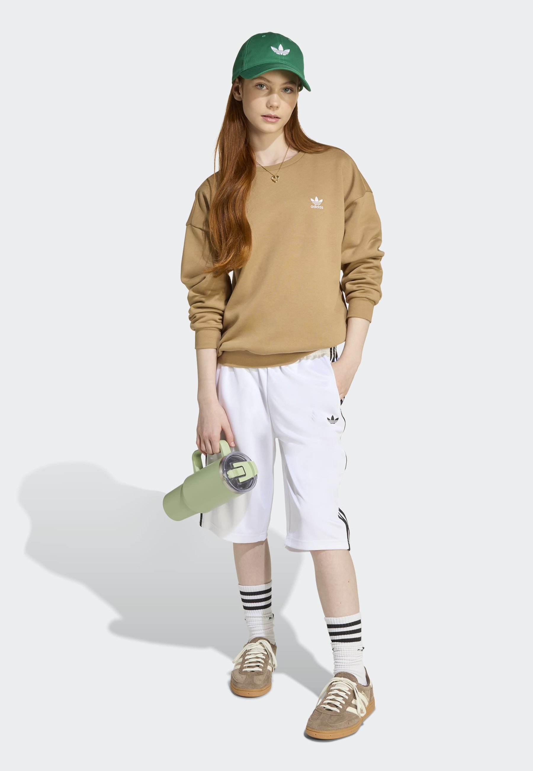 adidas Originals BOYFRIEND CREW  - Sweatshirt - cardboard