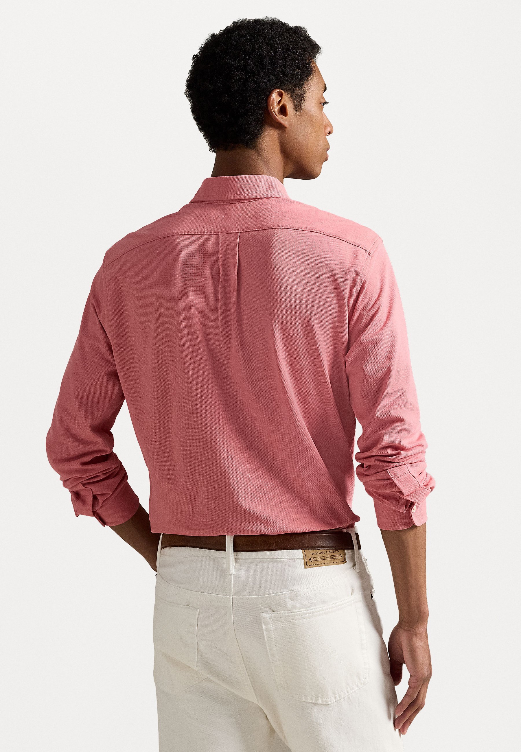 POLO RALPH LAUREN FEATHERWEIGHT MESH SHIRT - Košile - desert rose