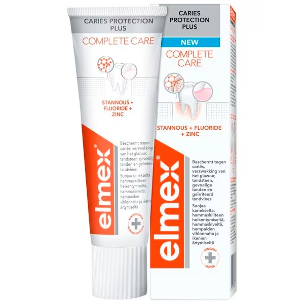 Elmex zobna pasta Complete Care Caries Protection Plus 75 ml - Proti kariesu
