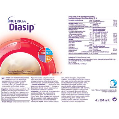 Diasip Diasip okus cappuccina 4 x 200 ml 4 x 200 ml