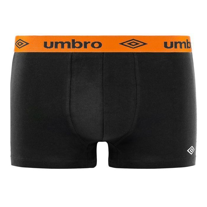 Umbro Boxer Homme  Caleçon Homme - Noir  (Lot de 8)