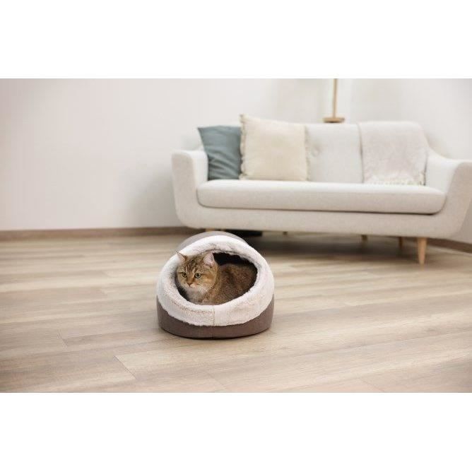 KERBL - Iglú para gatos - JANA - 43 x 54 x 35 cm - Marrón