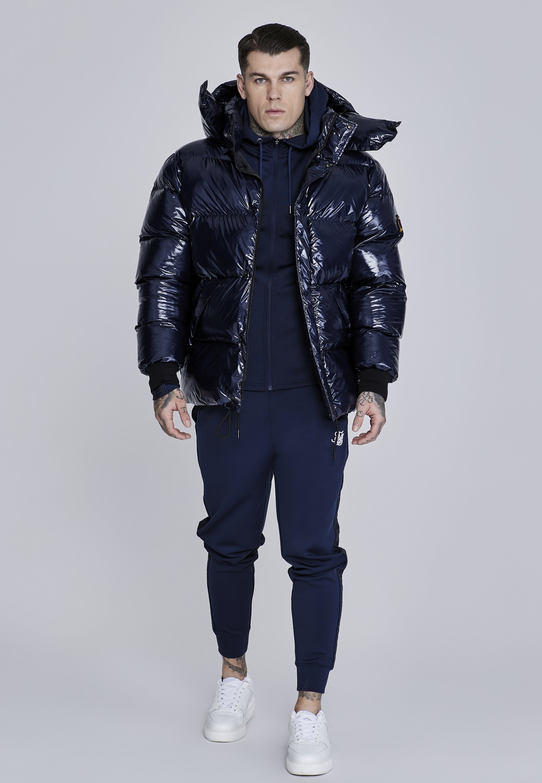 SIKSILK winterjas - blauw