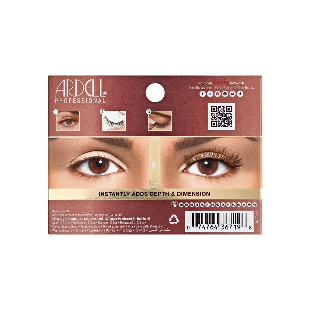 Ardell Make-up-Accsoire Balayage Wispies trepavice pepeljasto smeđe - pepeljasto smeđe