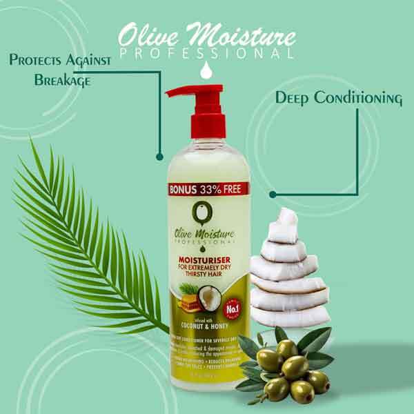 Olive Moisture Hydraterende Crème voor extreem droog en dorstig haar