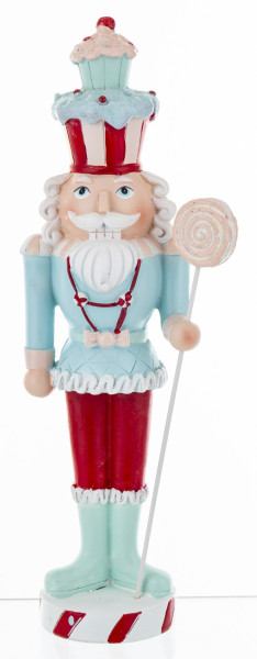 Figurka - Dziadek do orzechów 33x11,5 cm z mufinkami
