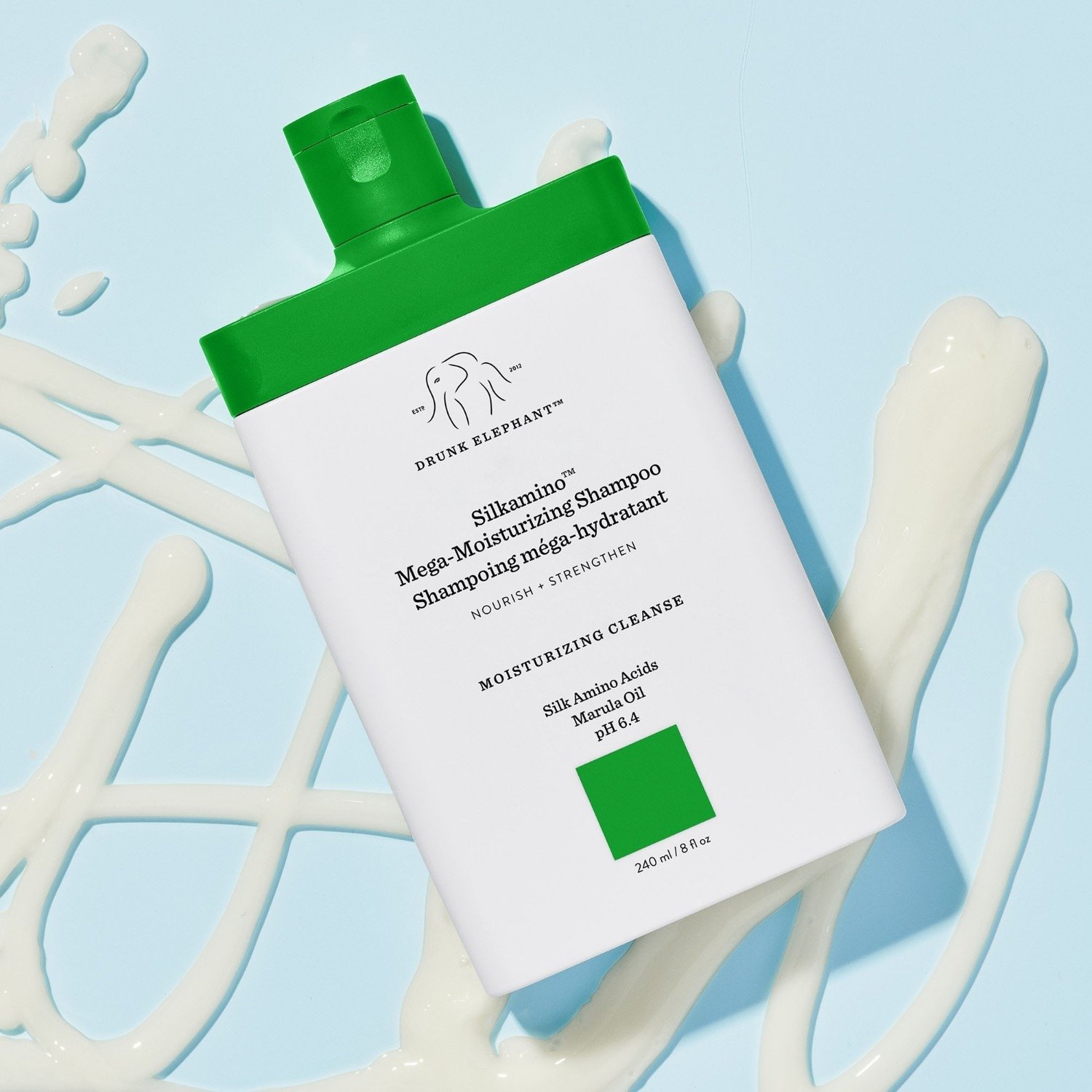 Drunk Elephant Silkamino™ Glättungsshampoo – 240 ml