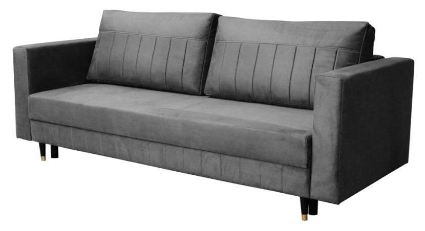 Sofa z funkcją spania ELA - szara