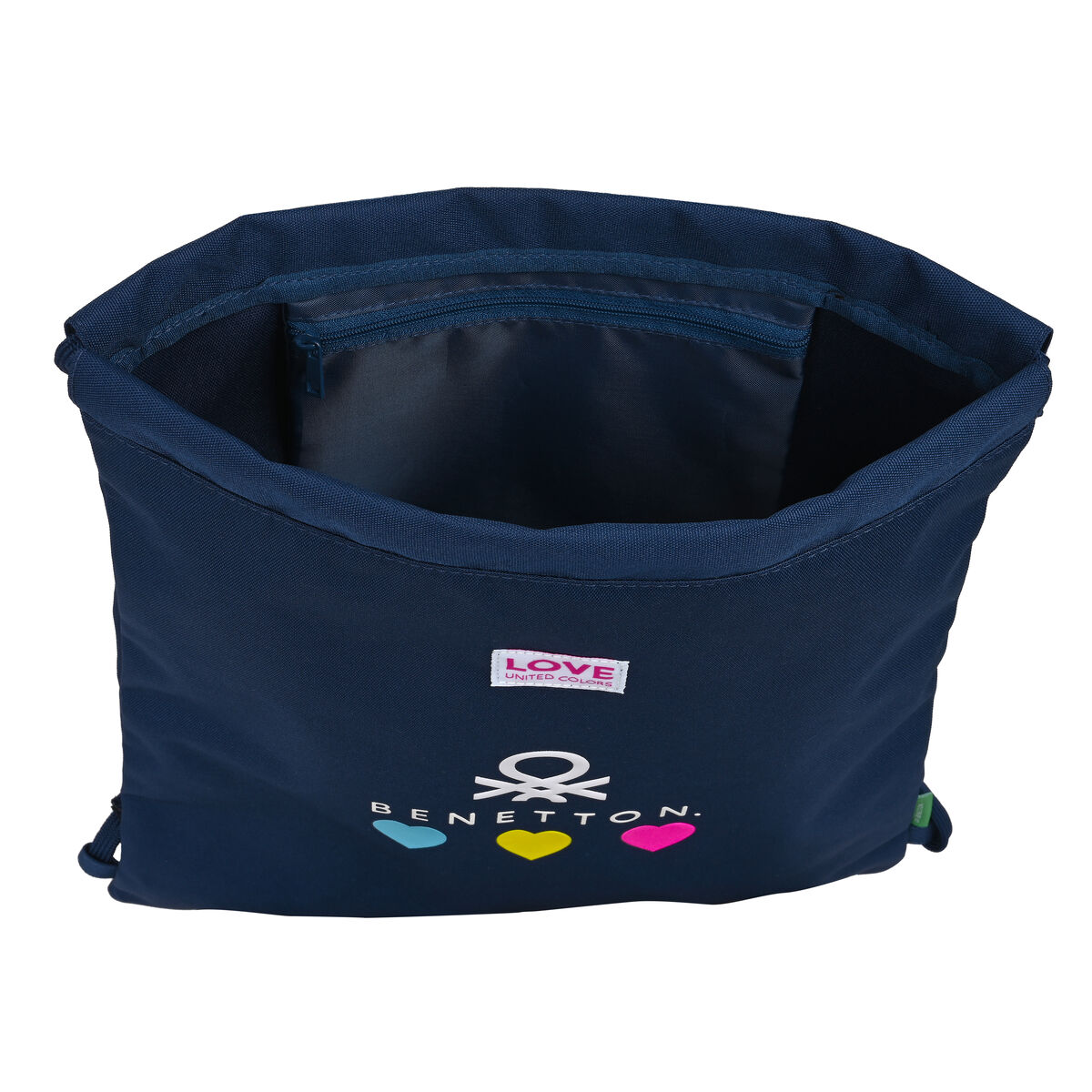  Bolsa Mochila Con Cuerdas Benetton Love