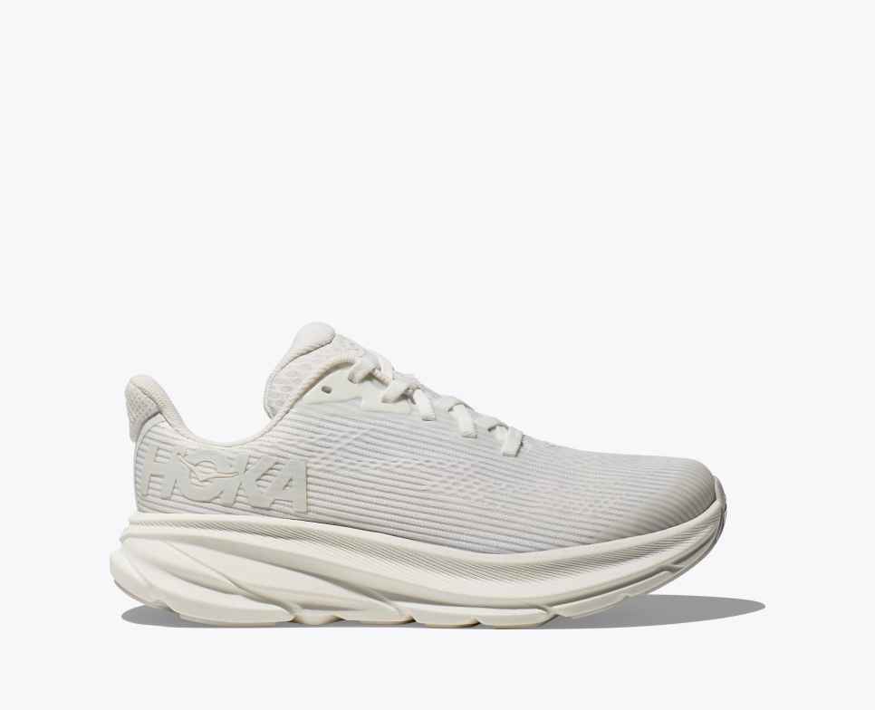 HOKA Clifton 9 Wit / Frost