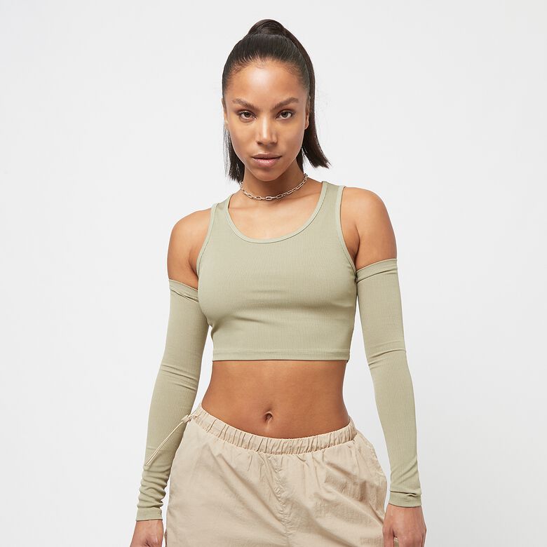 00-talsärmar Crop Top